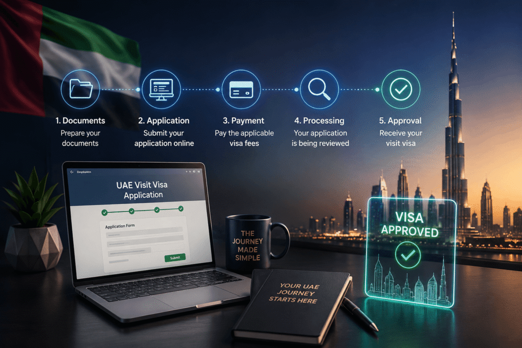 UAE visit visa process